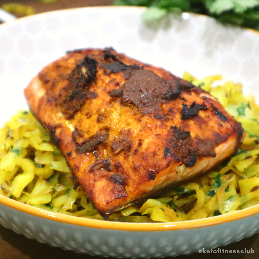 Indian Spiced Salmon Keto Fitness Club