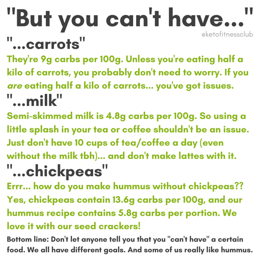 But you can't have...