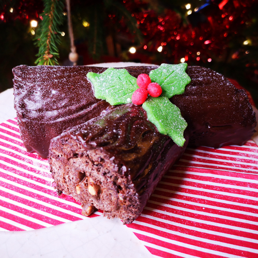 Nutty Chocolate Log