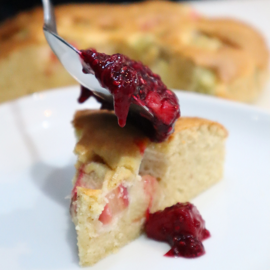 Rhubarb & Ginger Cake