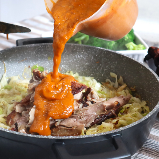 Slow Roast Pork with a Rich Tomato Sauce