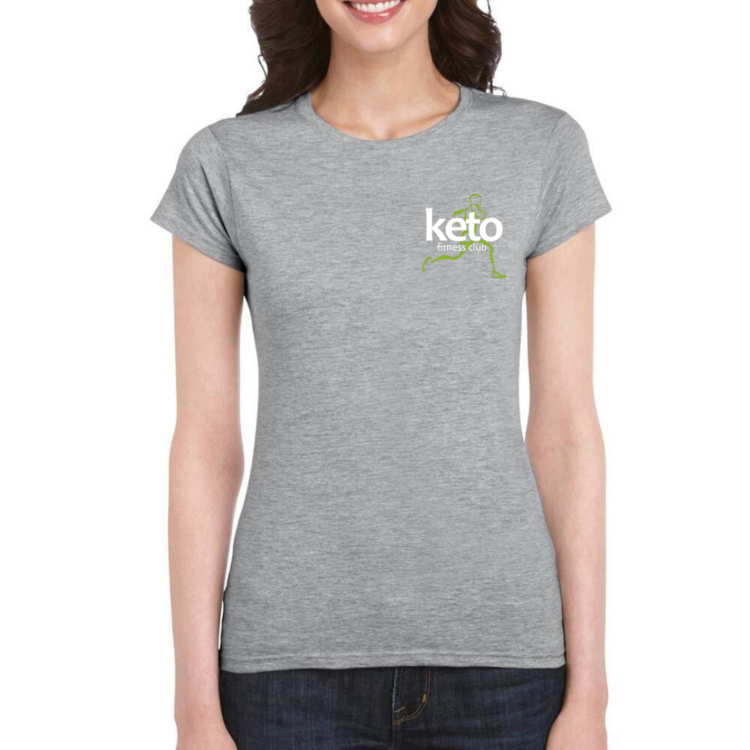 Womens Branded Soft-Style T-Shirt - Keto Fitness Club
