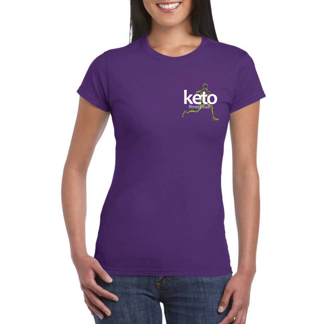 Womens Branded Soft-Style T-Shirt - Keto Fitness Club
