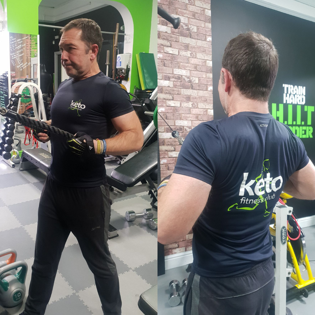 Mens Branded Sports T-Shirt - Keto Fitness Club