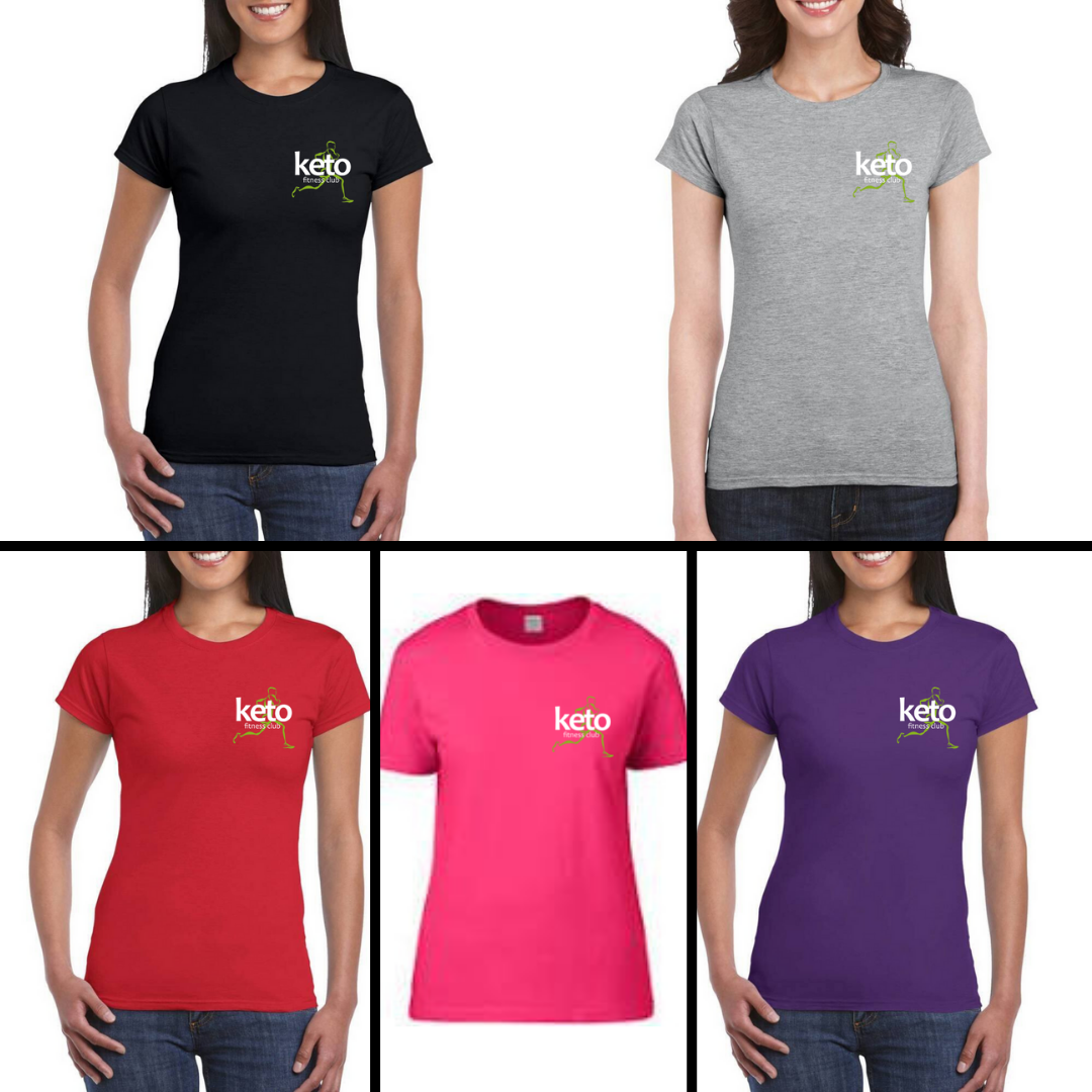 Womens Branded Soft-Style T-Shirt - Keto Fitness Club