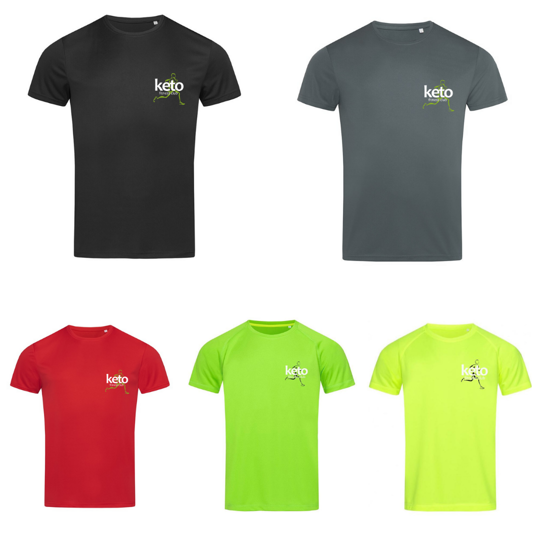 Mens Branded Sports T-Shirt - Keto Fitness Club