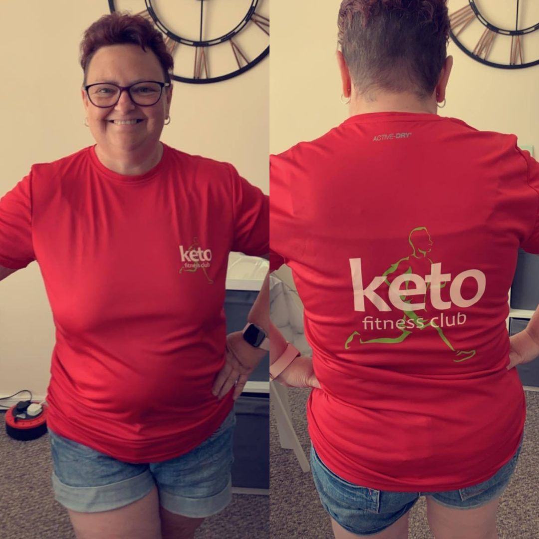 Womens Branded Sports T-Shirt - Keto Fitness Club