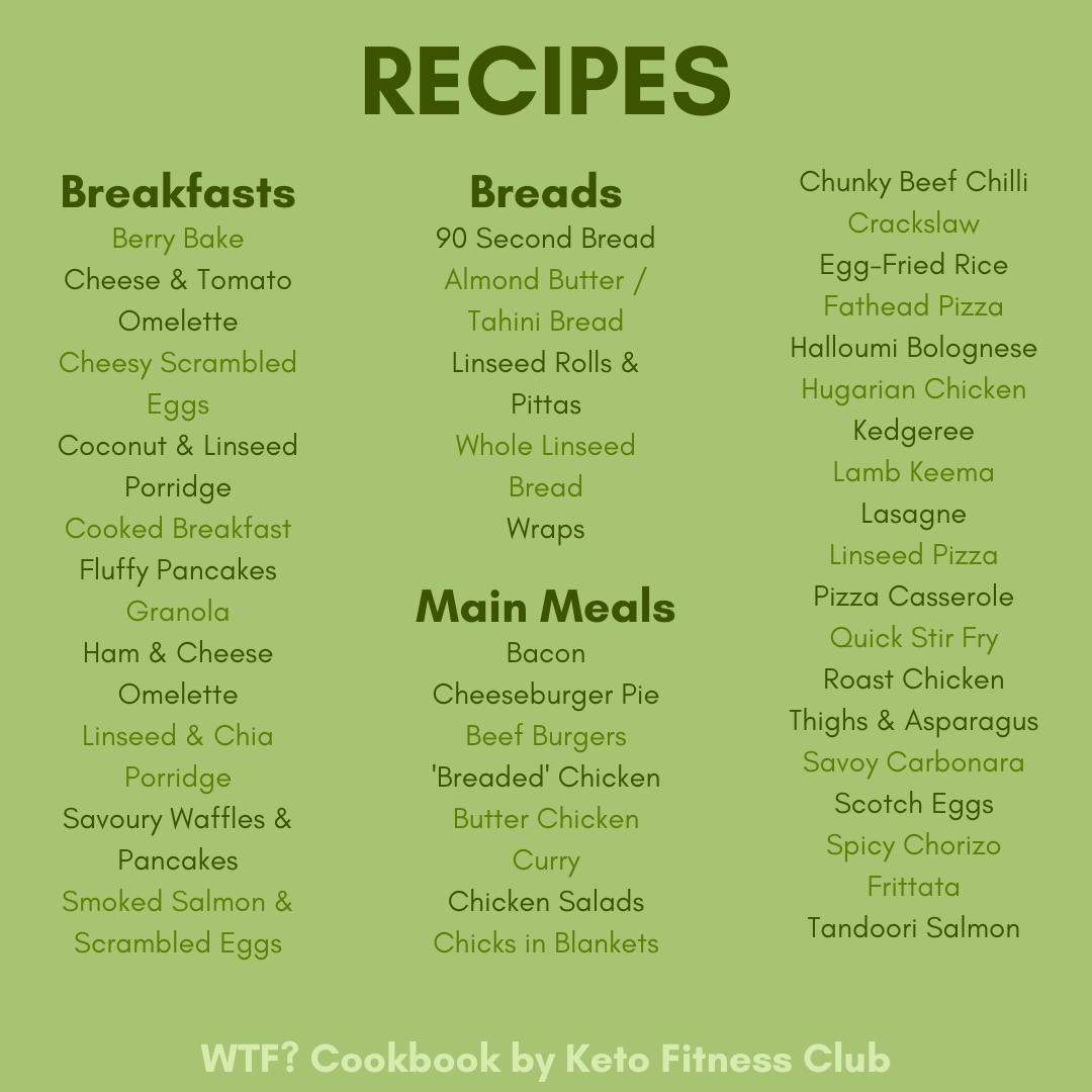 WTF? UK Keto Cookbook