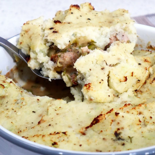 Sausage & Leek Mash Pie