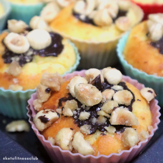 Candied Hazelnut Cupcakes