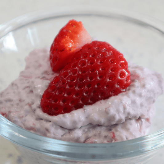 Coconut Milk and Chia Seed Mousse