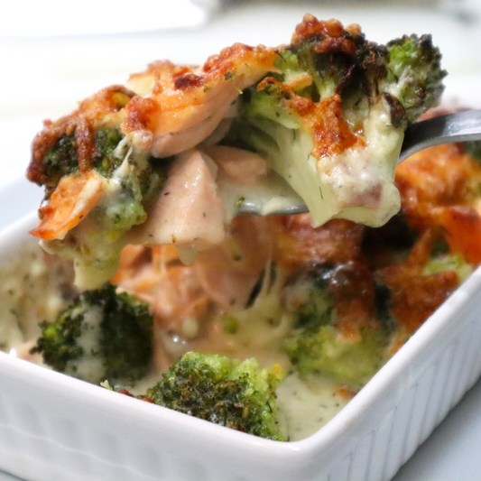 Salmon & Broccoli Bake