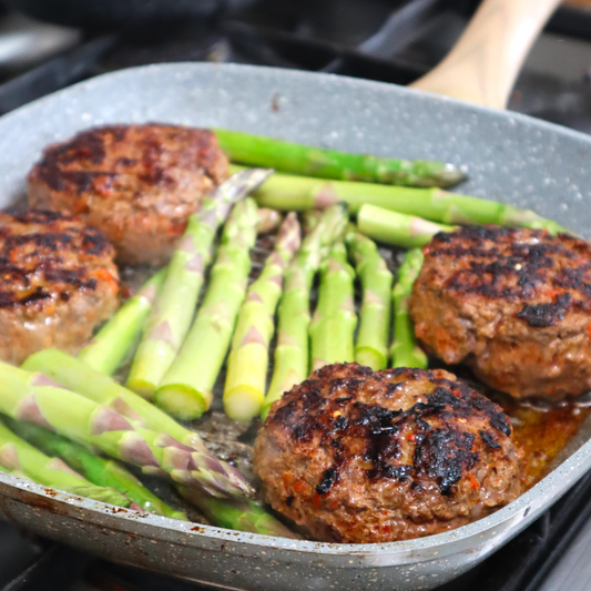 Spiced Up Beef Burgers
