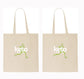 'Fat Fuelled Shopping' Tote Bags - Two Pack (Navy or Natural) - Keto Fitness Club