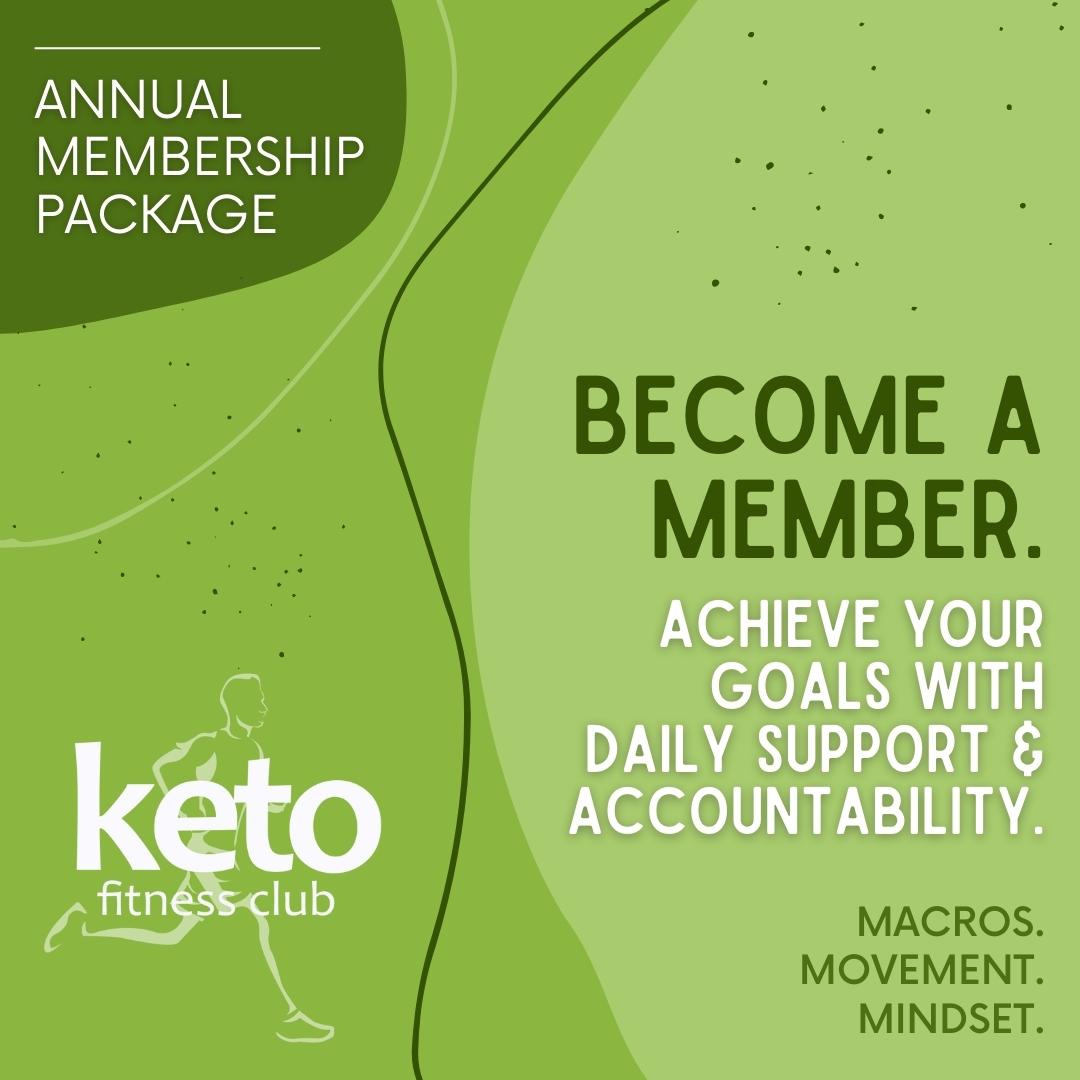 12 Month Membership Subscription - Keto Fitness Club