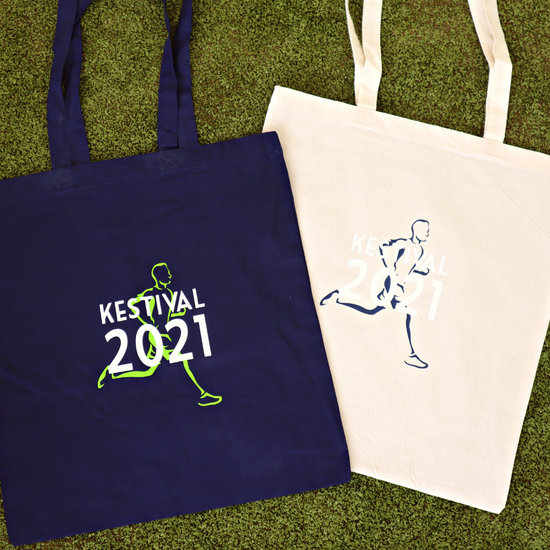 KESTIVAL Tote Bags - Two Pack (Navy or Natural) - Keto Fitness Club