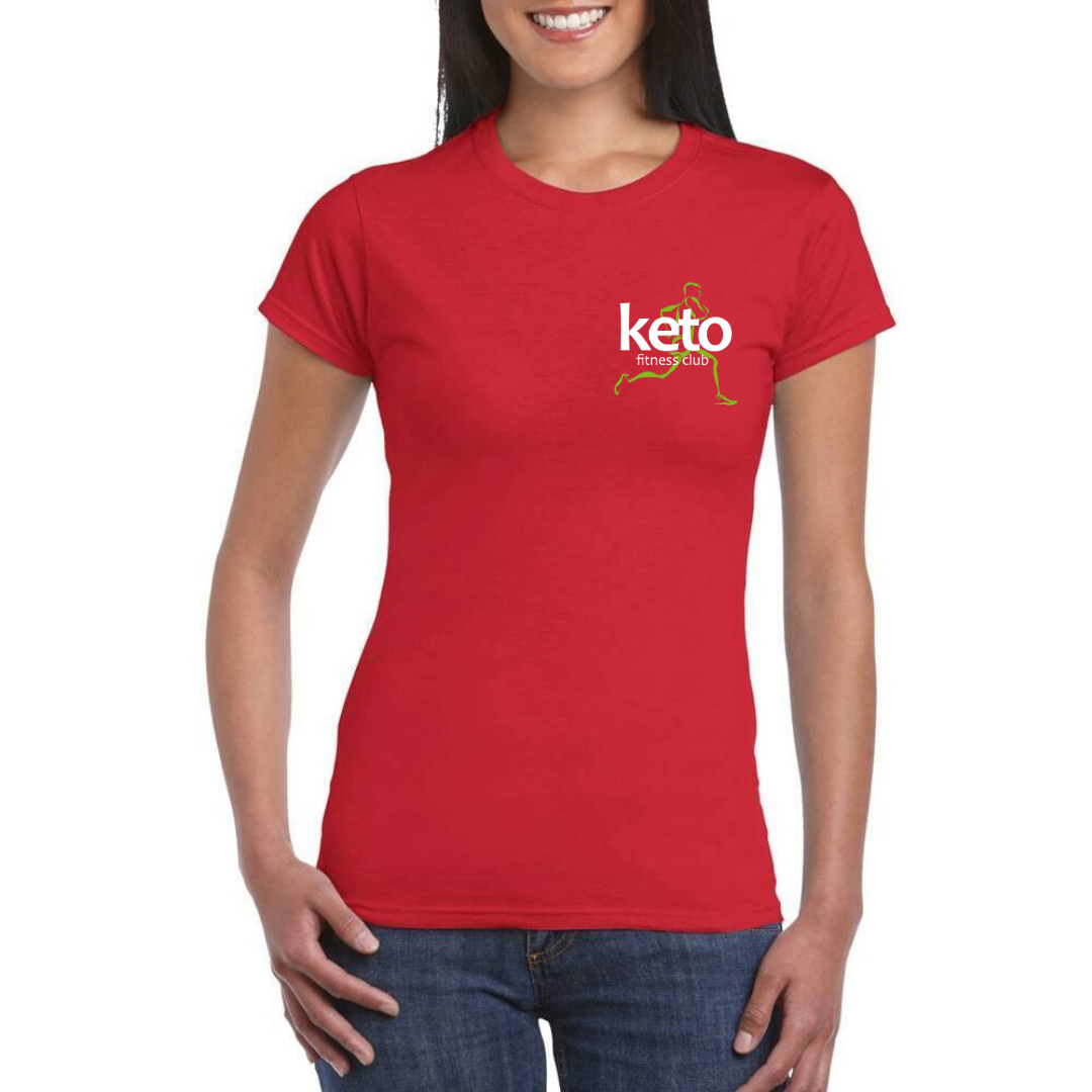 Womens Branded Soft-Style T-Shirt - Keto Fitness Club